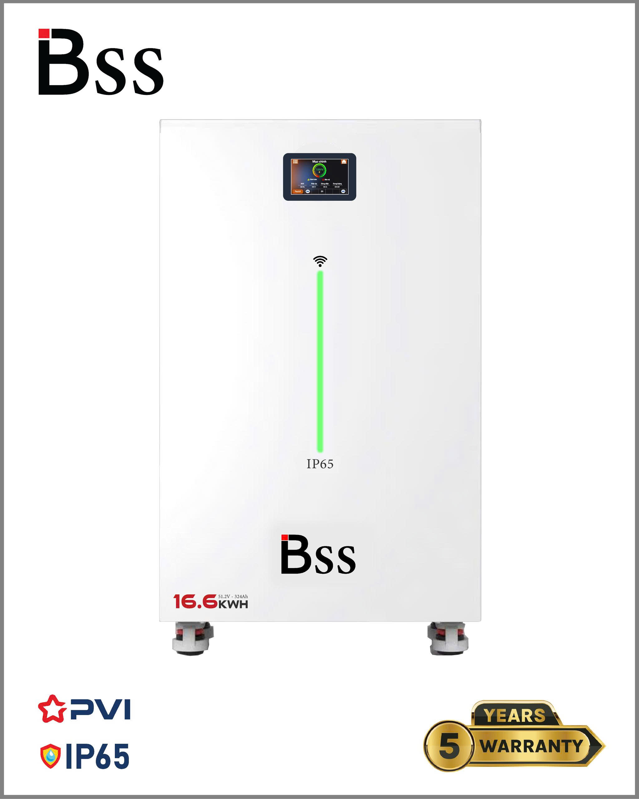 Pin lưu trữ 16kWh BSS 51.2V - 314Ah - Model 2026